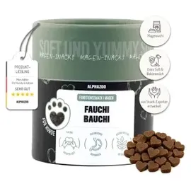 alphazoo Fauchi Bauchi 60g I Funktionssnack für Magen & Darm