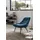 SalesFever Sessel PADANG Samt 76 x 85,6 x 85,6 cm Blau
