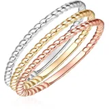 Glanzstücke München Ring Sterling Silber in silber/gelbgold/roségold | Gr.: 58