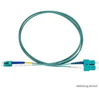 Rutenbeck Patchkabel LC-D/SC-D OM3 aqu 5m