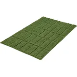 KLEINE WOLKE Badteppich Tiles Grün 60 x 100 cm