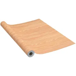 vidaXL Selbstklebende Möbelfolie Ahorn 500x90 cm PVC
