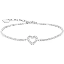 Thomas Sabo Tennisarmband Herz Silber A2177-051-14-L19V Größe L
