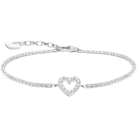 Thomas Sabo Tennisarmband Herz Silber A2177-051-14-L19V Größe L