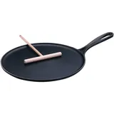 Le Creuset Crêpe-Pfanne 27 cm schwarz