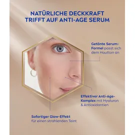 NIVEA Cellular 3IN1 Hyalurron Serum Foundation Hell LSF 15 2 mittel 15 g