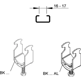 Niedax Bügelschelle BK 70