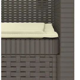 vidaXL 1-Sitzer Sessel 1 x 1 x 1 cm hellgrau