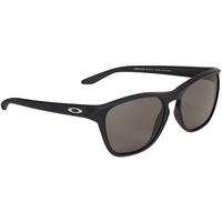 OAKLEY Manorburn matte black/prizm grey - Matt-Schwarz Leicht-Getönt