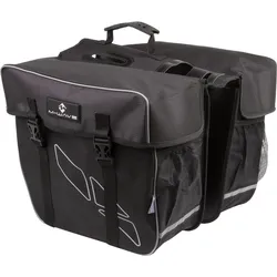 M-Wave Amsterdam Doppeltasche 30L schwarz / grau M