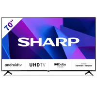 Sharp 70FN2EA Android TV 177 cm (70 Zoll) 4K Ultra HD Android TV (Smart TV, Bluetooth, Dolby Vision, HDMI 2.1 mit eARC)