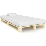 vidaXL Palettenbett Massivholz Kiefer 120¡Á200 cm