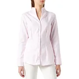 Seidensticker Klassische Bluse Schwarze Rose Langarm Kragen Uni rosa