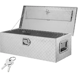 Vevor 762 x 330 x 244 mm Werkzeugkasten für Lkw-Ladefläche, Abschließbar 64 L Truckbox Werkzeugbox Aufbewahrungs-Werkzeugkasten, 30 kg Tragfähigkeit Werkzeugkiste Organizer für Wohnmobil, PKW usw.