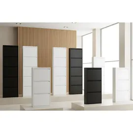 VCM Pisa 101 x 140 x 16 cm 8 Klappen weiß / weiß