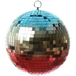 Spiegelkugel 25cm Regenbogen Discokugel Mirrorball Party Disko Deko