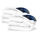 DormiGood AM Qualitätsmatratzen | Premium Mikrofaserdecken | Sommer | 135x200 cm | 135x200 | Decken aus 100% atmungsaktiver Microfaser | 2er Set