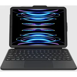 DEQSTER Prime Keyboard Tastatur-Hülle für iPad Air 11" (M2 / M3) Schwarz