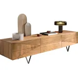 DeLife Wyatt TV-Lowboard 175 cm 2 Türen 1 Klappe Akazie Natur