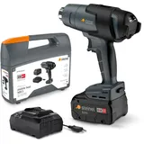 Steinel Mobile Heat MH3 inkl. Koffer, + Akku Heißluftpistole MobileHeat Metabo 5.5 Ah CAS 18 V Profi-Heißluftgebläse im 5 Sek. Aufheizzeit, 300-500 °C, 200 l/min