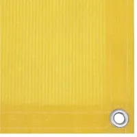 vidaXL Balkon-Sichtschutz Gelb 90x300 cm HDPE