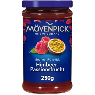 Mövenpick Gourmet-Frühstück Himbeer-Passionsfrucht, Premium Fruchtaufstrich 250 g