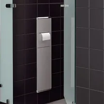 Keuco Plan Integral Modul WC 1 Anschlag rechts verchromt/Aluminium lackiert