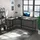 Vinsetto Computertisch Eckschreibtisch höhenverstellbar Metall Schwarz 168 x 120 x 75 cm - Vinsetto