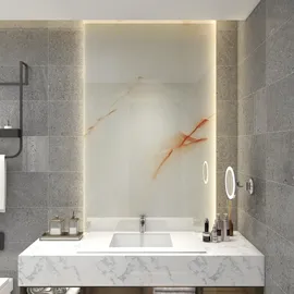 neu.haus [neu.haus] - Duschrückwandset Bladel 12er Set 120 x 60 cm Jade Marble