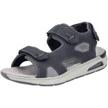 Rieker Sandalen Schwarz 47