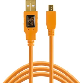 Tether Tools USB-A auf Mini-USB 4,6 m Orange