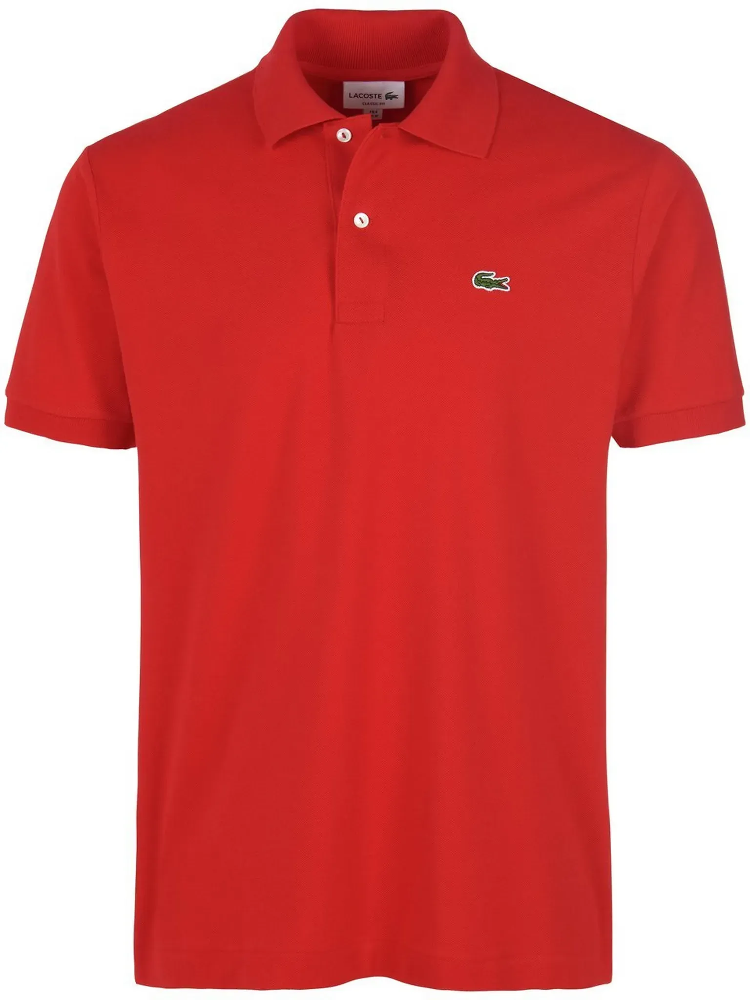 Le polo 100% coton coupe L1212  Lacoste rouge