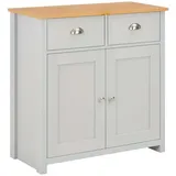 vidaXL Sideboard Grau Sideboard Grau 79 x 35 x 81 cm