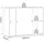 VCM Salia Aktenschrank 100 x 37,4 x 74 cm anthrazit