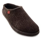 Andrés Machado - Hausschuhe für für Herren für Frühling – Unisex Slipper für drinnen und draußen - AM001 – Pantoffeln aus Filz mit Rutschfester Gummisohle – Kord Braun, EU 48 - 48 EU