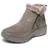 SKECHERS Easy Going - Cool Zip! Damen Stiefelette Taupe EU