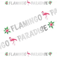 amscan® Partykette Flamingo Paradise 135 cm Mehrfarbig