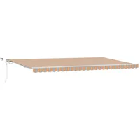 VidaXL Einziehbare Markise Mehrfarbig 600 × 300 cm