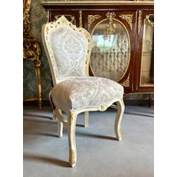 Accent Chair French Louis Dining Chair Handmade Retro Baroque Style Home Decor
