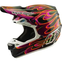 Troy Lee Designs SE5 Carbon Torched Schwarz/Lila XL