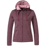 Schöffel Damen Aurora Fleece Hoodie Jacke (Größe L, rosa)