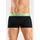 AUTHENTIC LE JOGGER Boxer »Boxershorts für Herren« Packung, 4er-Pack, 4 Stk., angenehm weiches Neon-Bündchen Gr. XL (7) - 4 Stk., schwarz-grün/schwarz-gelb/schwarz-orange/schwarz-blau, , 58160504-XL 4 Stk.