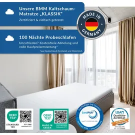 BMM Kaltschaum Klassik 19 80 x 200 cm H3