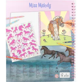 Miss Melody Malbuch 1 St. mehrfarbig
