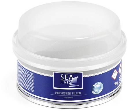 Sea Line Polyester-Spachtel, Inhalt: 1 kg, Polyester - weiss