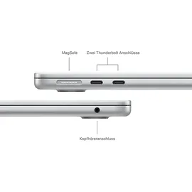 Apple MacBook Air M3 2024 13,6" 24 GB RAM 512 GB SSD 10-Core GPU Silber