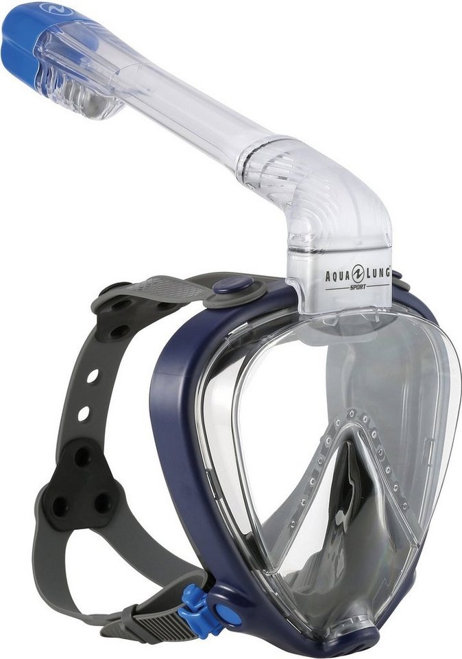 Aqua Lung Sport Tauchermaske SMART SNORKEL Full Face Maske,NAVY NAVY BLUE/GREY L/XL
