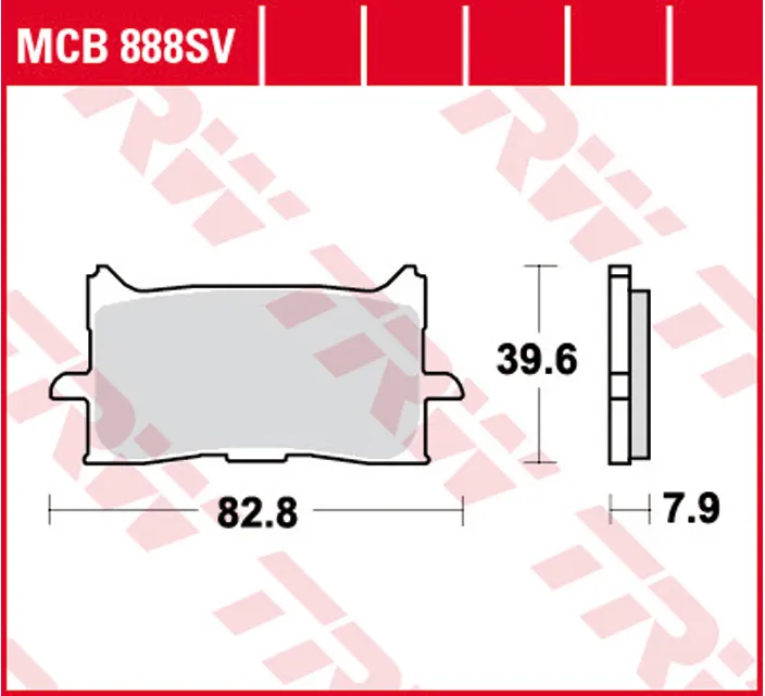 TRW Lucas Sintered coating MCB900SV