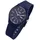 Q&Q Attractive Q&Q Uniuhr mit Silikonarmband in dunkelblau, 10 Bar wasserdicht