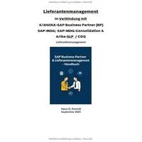 Epubli Handbuch zum Lieferantenmanagement In Verbindung mit S/4HANA-SAP Business